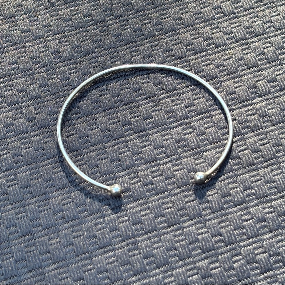 Chic Silver Open Cuff Bracelet